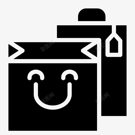 采购袋购物袋容器图标svg_新图网 https://ixintu.com 容器 纸 购物固体 购物袋 采购袋