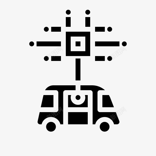 人工智能汽车芯片图标svg_新图网 https://ixintu.com 人工智能 汽车 汽车零部件 电子 芯片