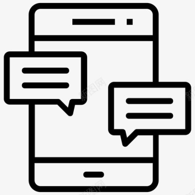会话移动通信短信图标图标