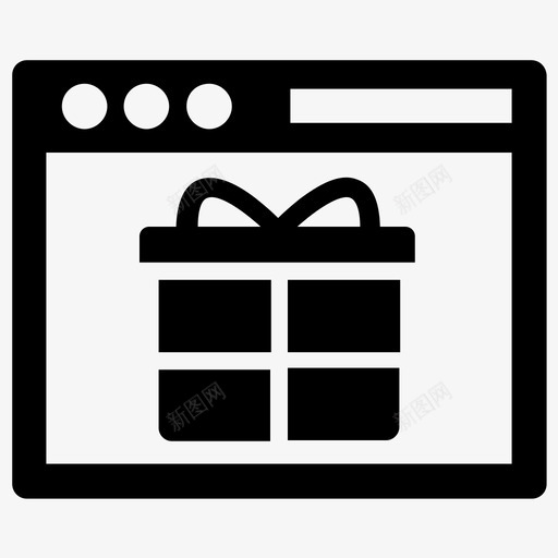 在线礼品盒子购买图标svg_新图网 https://ixintu.com 交换 在线礼品 搜索引擎优化网络营销集2 盒子 购买