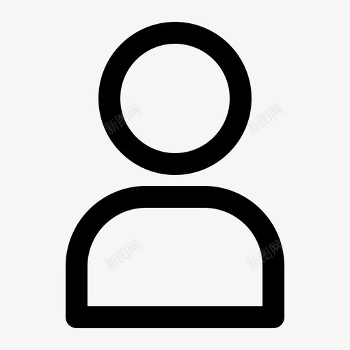 用户联系人朋友图标svg_新图网 https://ixintu.com 个人资料 普通人 朋友 用户 联系人