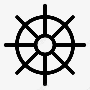轮船航海图标图标
