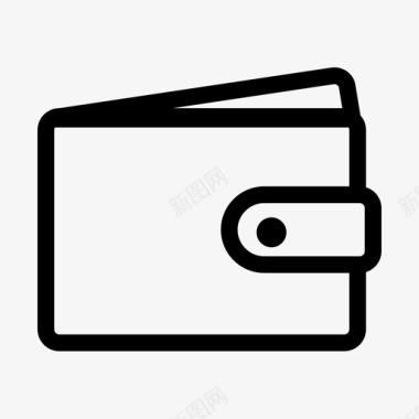 钱包钱电子商务图标图标
