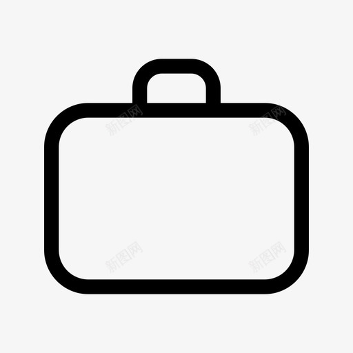 箱子行李公文包图标svg_新图网 https://ixintu.com 公文包 办公室 工作 必要的锐利图标集 箱子 行李