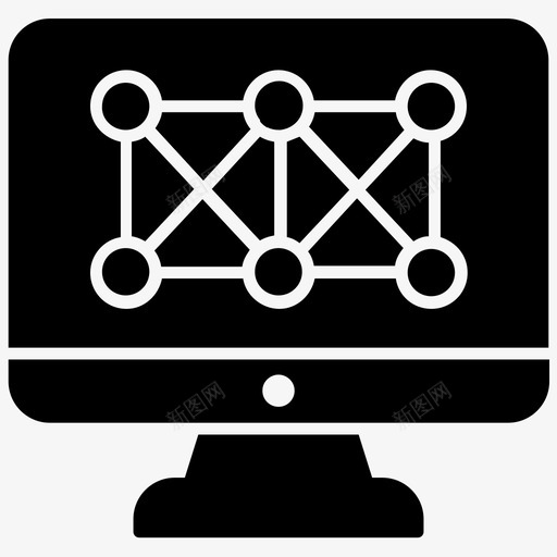 模式识别算法数据科学技术图标svg_新图网 https://ixintu.com 数据科学字形图标 数据科学技术 机器学习 模式系统 模式识别 算法