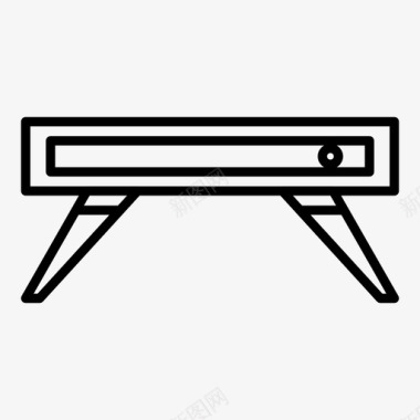 桌子装饰家具图标图标