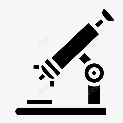 显微镜医学观察图标svg_新图网 https://ixintu.com 医学 教育扎实 显微镜 科学 观察