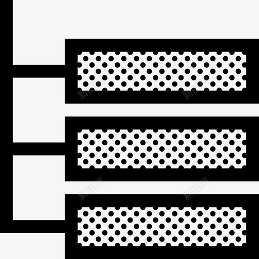 层次结构子对象流流程图图标svg_新图网 https://ixintu.com 层次结构 层次结构子对象 杂项点 流 流程图