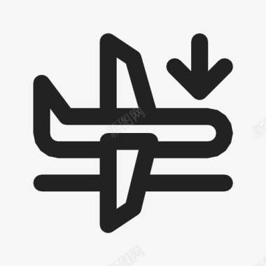 到达机场飞机图标图标