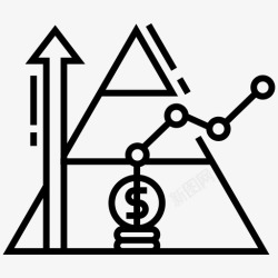 自下而上金字塔模型的基础收购自下而上图标高清图片