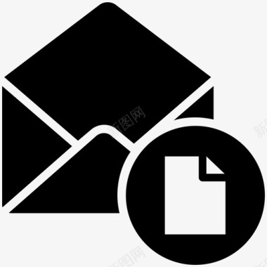 邮件文件电子邮件信件图标图标