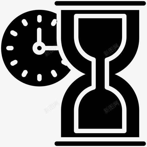 加载加载过程加载时间图标svg_新图网 https://ixintu.com 业务管理字形图标 加载 加载时间 加载过程 页面加载
