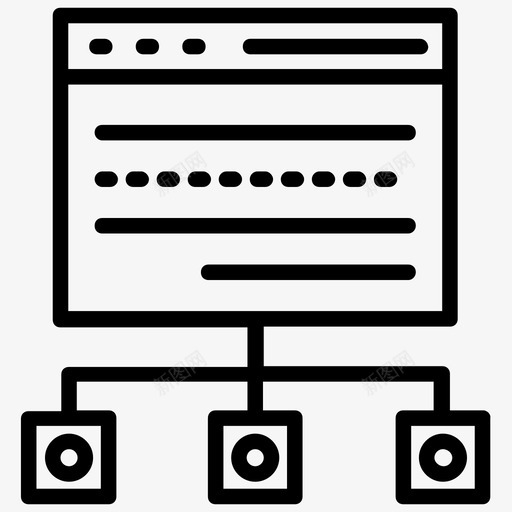 站点地图优化信息架构网站列表图标svg_新图网 https://ixintu.com 信息架构 搜索引擎 站点地图优化 网站列表 网络爬虫列表 计算机网络线路图标