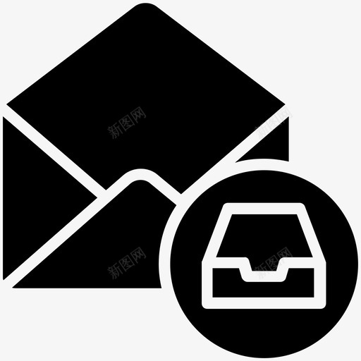 邮件存档电子邮件信件图标svg_新图网 https://ixintu.com 信件 电子邮件 邮件 邮件图标 邮件存档