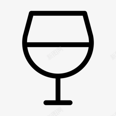 酒杯饮料杯子图标图标