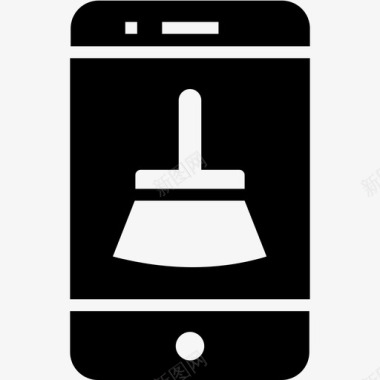 移动清洁剂iphone移动功能图标图标