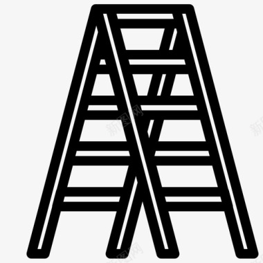 爬梯楼梯工具图标图标