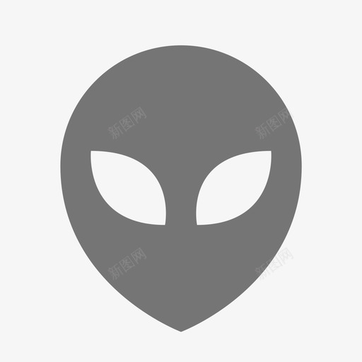 alien headsvg_新图网 https://ixintu.com alien head