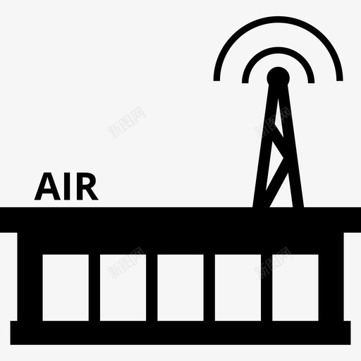 广播电台建筑物我镇上的私人建筑图标svg_新图网 https://ixintu.com 广播电台 建筑物 我镇上的私人建筑