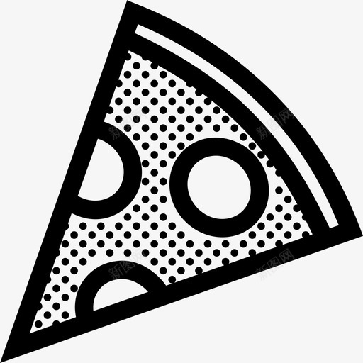 披萨片晚餐食物图标svg_新图网 https://ixintu.com 披萨片 晚餐 杂点 食物 餐