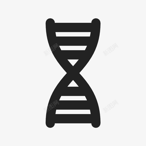 基因化学dna图标svg_新图网 https://ixintu.com dna 化学 基因 科学 螺旋