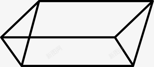 棱镜几何学图标svg_新图网 https://ixintu.com 几何学 棱镜