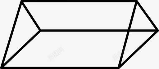 棱镜几何学图标svg_新图网 https://ixintu.com 几何学 棱镜