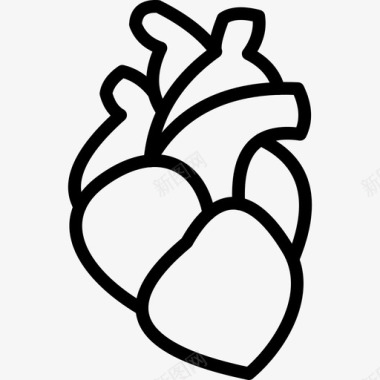心脏人体图标图标