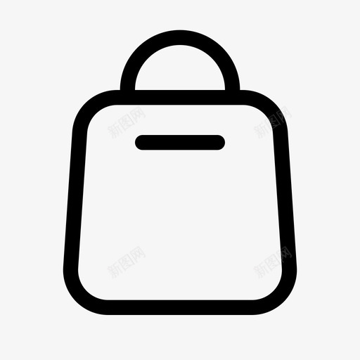 购物袋纸袋基本图标集svg_新图网 https://ixintu.com 基本图标集 纸袋 购物袋