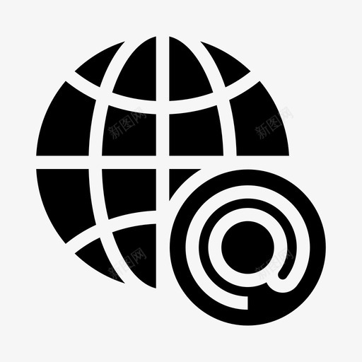 全球邮件浏览器地球图标svg_新图网 https://ixintu.com 世界 全球邮件 地球 星球 浏览器 网络共享