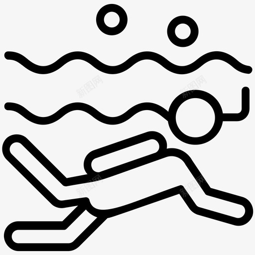 水上运动奥林匹克运动奥林匹克运动会图标svg_新图网 https://ixintu.com 奥林匹克线图标 奥林匹克运动 奥林匹克运动会 水上运动 游泳