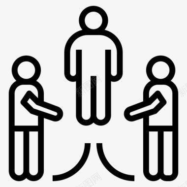 支持业务公司图标图标