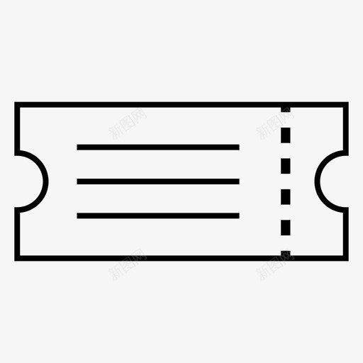 门票预订电影图标svg_新图网 https://ixintu.com 旅行 电影 通行证 门票 预订