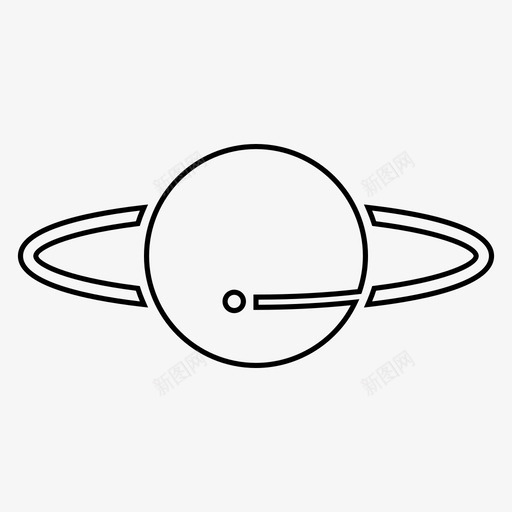 行星轨道土星图标svg_新图网 https://ixintu.com 土星 太空 太阳系 宇宙 行星 轨道