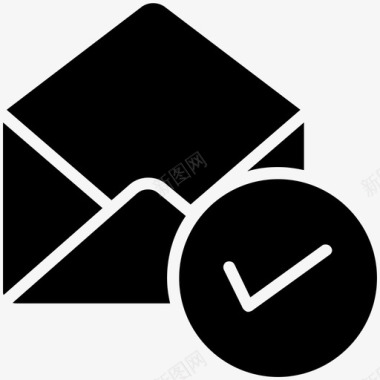 邮件检查电子邮件信件图标图标