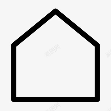 家房子轻型ux套件图标图标