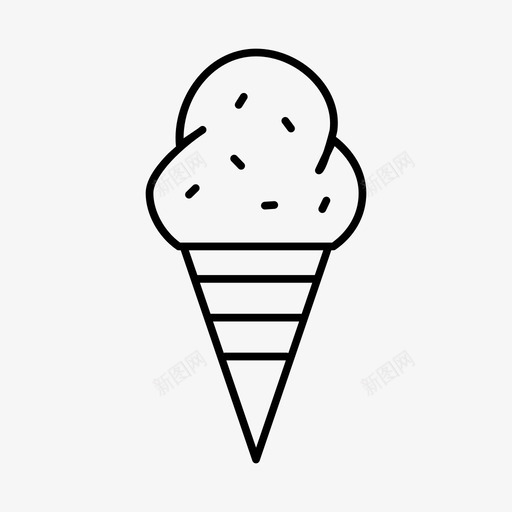 冰淇淋筒饮料假日图标svg_新图网 https://ixintu.com 假日 冰淇淋 冰淇淋筒 饮料