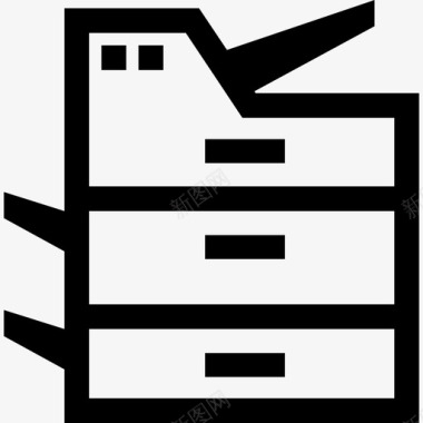 复印机电子概要图标图标