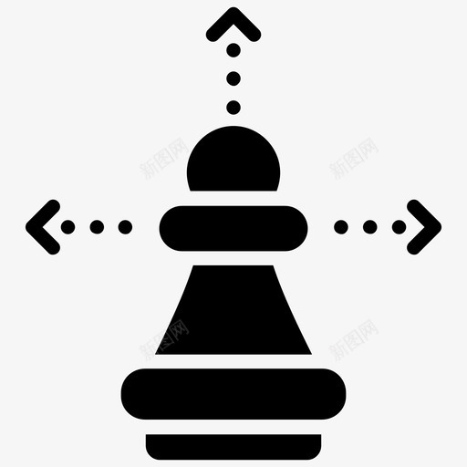 战略象棋棋子图标svg_新图网 https://ixintu.com 人力资源雕文图标 战略 棋子 游戏 目标规划 象棋