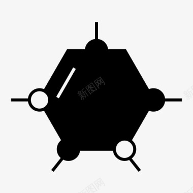 分子化学结构图标图标