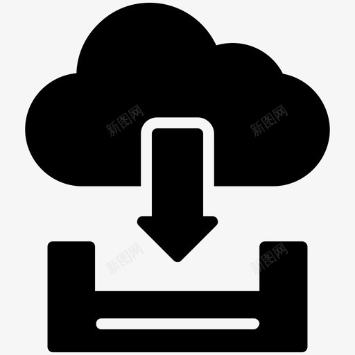 云应用软件图标svg_新图网 https://ixintu.com 下载 云应用 编程字形图标 软件下载