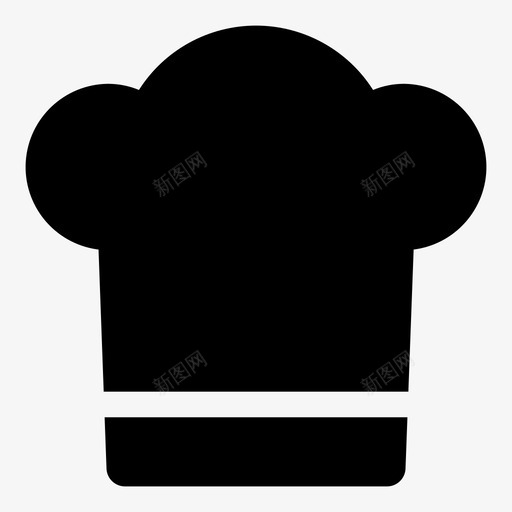 厨师厨师帽玩具图标svg_新图网 https://ixintu.com 厨师 厨师帽 厨房用具1 玩具
