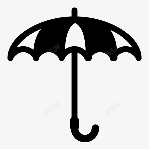 伞保护防雨图标svg_新图网 https://ixintu.com 伞 保护 天气 安全 物体 防水 防雨