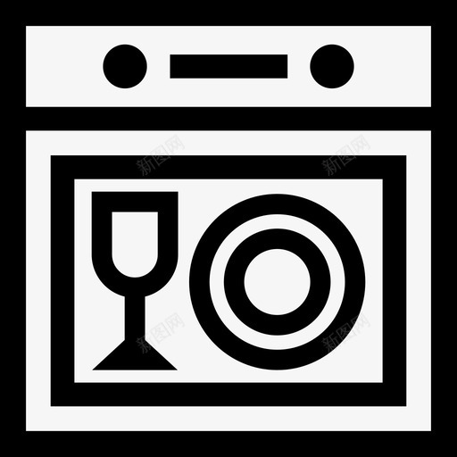 自动洗碗机机器洗衣机图标svg_新图网 https://ixintu.com 机器 洗衣机 电子产品概述 自动洗碗机