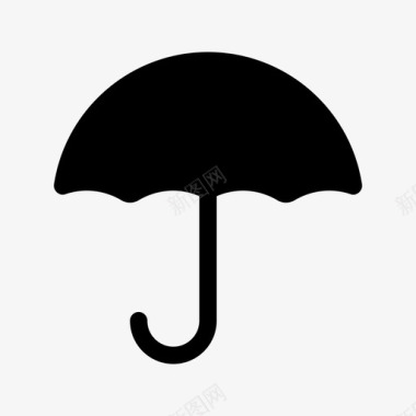 雨伞保险保持干燥图标图标