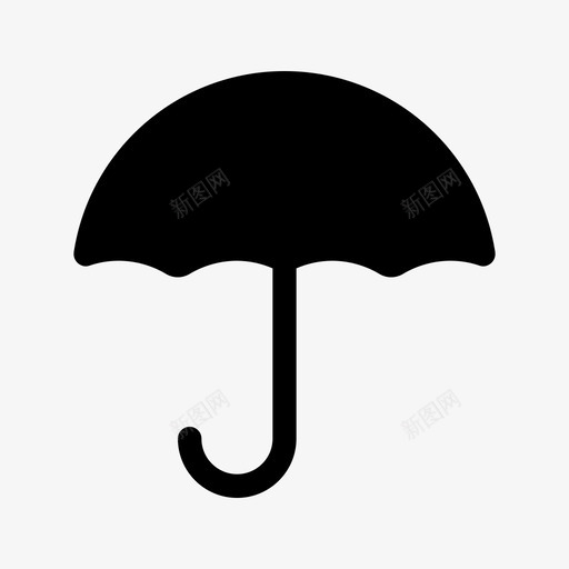 雨伞保险保持干燥图标svg_新图网 https://ixintu.com 保护 保持干燥 保险 基本图标集 防雨 雨伞