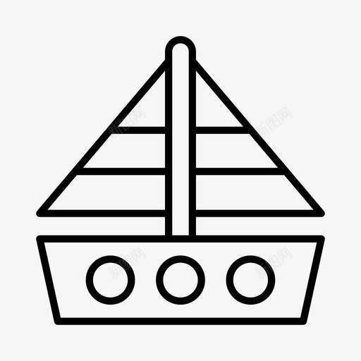 船旅游旅行图标svg_新图网 https://ixintu.com 度假 旅游 旅行 船