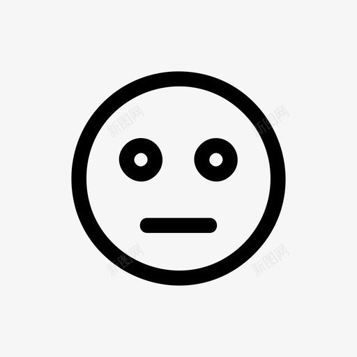 嗯表情符号感情图标svg_新图网 https://ixintu.com 嗯 感情 笑脸 表情符号
