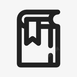签书书签书地址簿议程图标高清图片