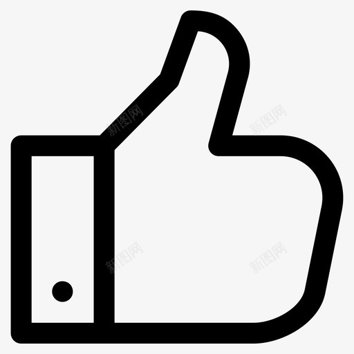 拇指向上赞赏客户评级图标svg_新图网 https://ixintu.com 反馈 客户评级 拇指向上 用户界面线图标 评级评估 赞赏